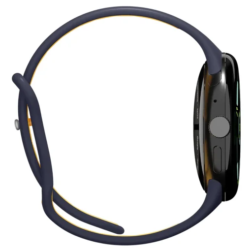 Google Pixel Watch 3 / Watch 4 / Watch 5 45 mm remienok Spigen Nano Pop – čučoriedková námornícka modrá - 7