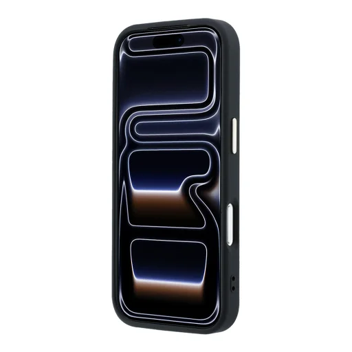  iPhone 18 Pro Max fekete Guess Hardcase 4G Big Resin Logo tok - 4