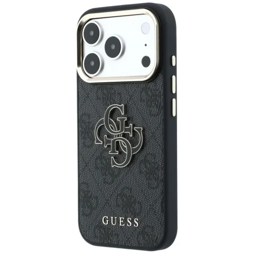 iPhone 18 Pro čierny Guess 4G Big Resin Logo pevný kryt - 2