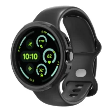  Google Pixel Watch 4/5 45 mm matt fekete Spigen Liquid Air ACS11222 TPU védőtok