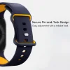  Google Pixel Watch 3 / Watch 4 / Watch 5 45 mm Spigen Nano Pop pánt – Áfonyakék tengerészkék thumbnail