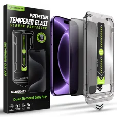  iPhone 18 Pro Techsuit TitanGlass FullCover betekintésvédő üvegfólia