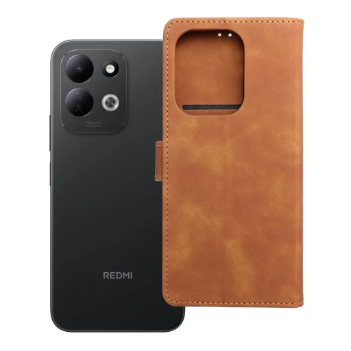 Xiaomi Redmi 17 4G / 17 5G hnedé knižkové puzdro Tender Book - 10