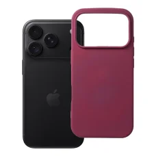 iPhone 17 Pro / 18 Pro tmavočerešňové silikónové puzdro