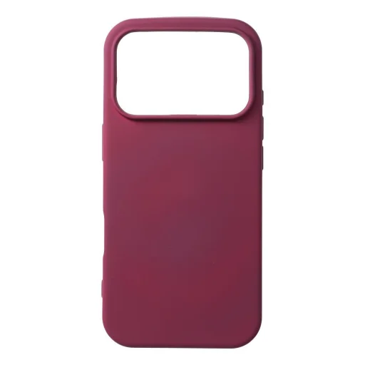 iPhone 17 Pro / 18 Pro tmavočerešňové silikónové puzdro - 1