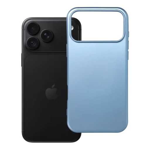 Svetlomodré silikónové puzdro pre iPhone 17 Pro Max / 18 Pro Max - 1