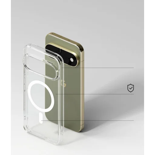  Google Pixel 11 Pro XL Átlátszó Ringke Fusion Magnetic MagSafe tok - 5