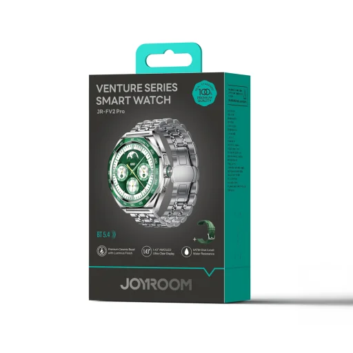 Joyroom Venture Series JR-FV2 Pro 1,43-palcové AMOLED smart hodinky s funkciou volania, strieborné - 6