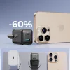 Joyroom JR-TG8 GaN 45 W USB-C a USB-A sieťová nabíjačka, čierna thumbnail
