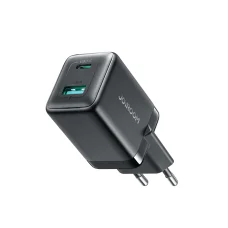 Joyroom JR-TG8 GaN 45 W USB-C a USB-A sieťová nabíjačka, čierna
