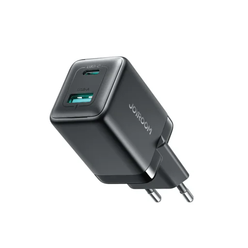 Joyroom JR-TG8 GaN 45 W USB-C a USB-A sieťová nabíjačka, čierna - 1