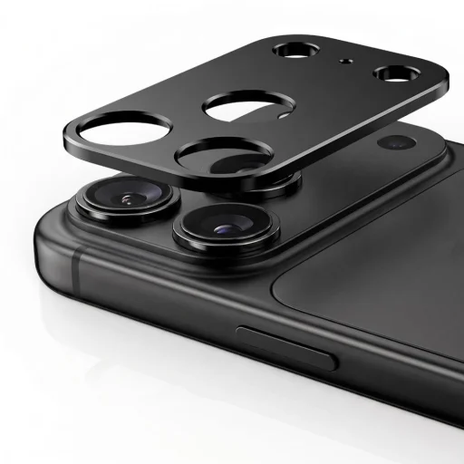 iPhone 18 Pro Čierny Tech-protect Camalloy Fit+ ochrana fotoaparátu - 3