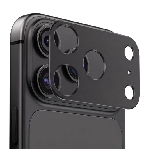 iPhone 18 Pro Čierny Tech-protect Camalloy Fit+ ochrana fotoaparátu - 4