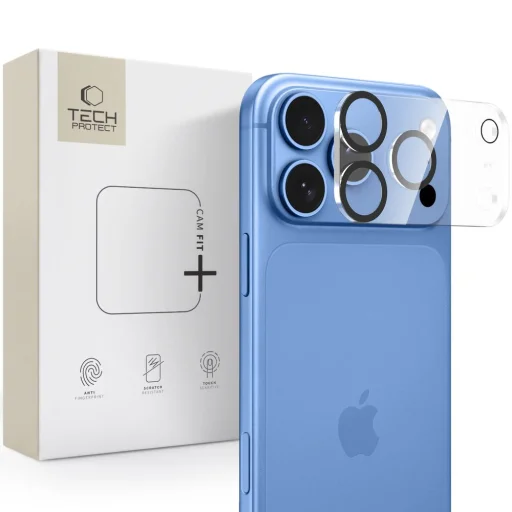 iPhone 18 Pro Clear Tech-protect Cam Fit+ ochrana kamery - 1
