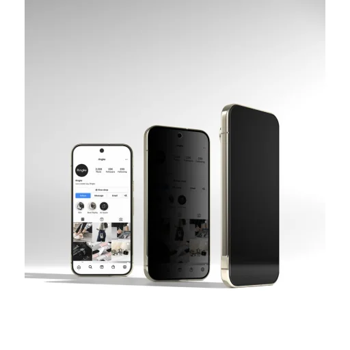 Google Pixel 9 Pro / 10 Pro / 11 Pro Ringke Easy Slide privátne tvrdené sklo, 2 ks - 7