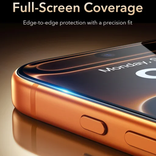 iPhone 18 Pro / iPhone 17 Pro čierne ESR UltraFit Armorite Pro ochranné tvrdené sklo - 3