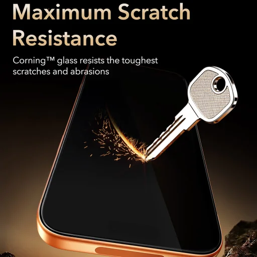 iPhone 18 Pro / iPhone 17 Pro čierne ESR UltraFit Armorite Pro ochranné tvrdené sklo - 4