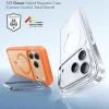 iPhone 18 Pro / iPhone 17 Pro matné oranžové puzdro ESR Classic Hybrid HaloLock Stash Stand thumbnail