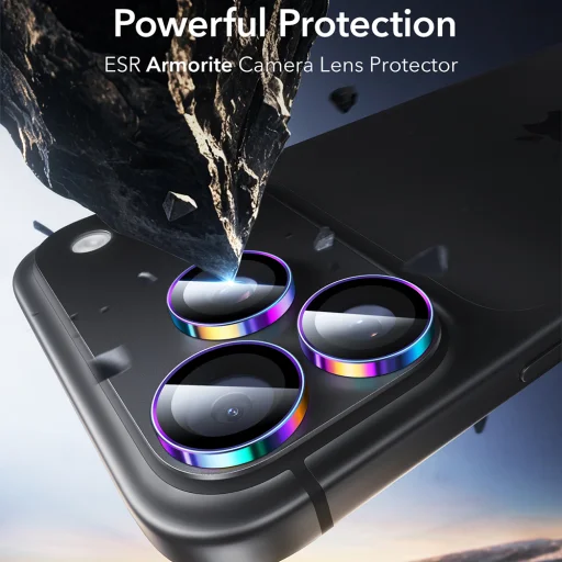 iPhone 18 Pro / iPhone 18 Pro Max Chromatic ESR Armorite ochranné tvrdené sklo na šošovku fotoaparátu - 5