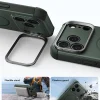 Apple iPhone 18 Pro / iPhone 17 Pro zöld ESR Cyber Armor Kickstand tok thumbnail