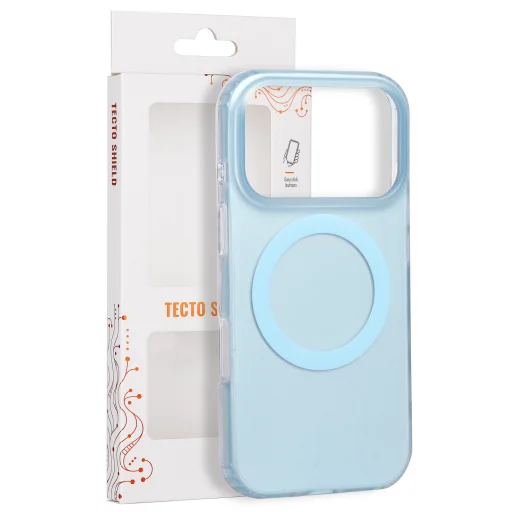 iPhone 17 Pro 6,3" / 18 Pro 6,3" modré magnetické puzdro Tecto Shield Mistiq - 1