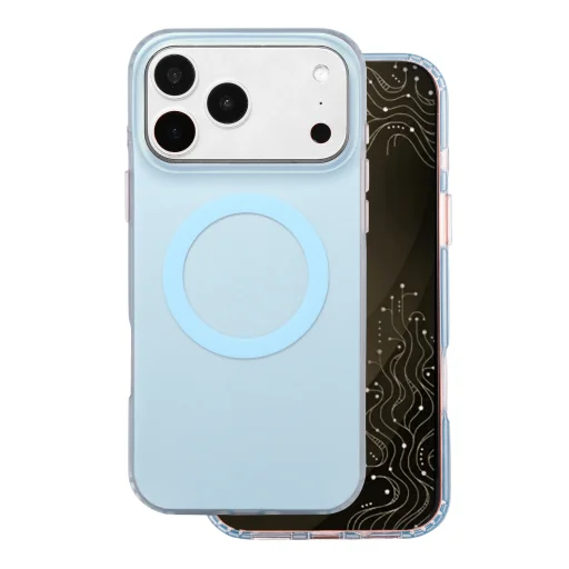 Apple iPhone 17 Pro Max / 18 Pro Max 6,9" modré puzdro Tecto Shield Mistiq Mag - 2