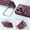 Apple iPhone 18 Pro Max / iPhone 17 Pro Max matt mélybordó ESR Classic Hybrid HaloLock Kickstand tok thumbnail