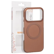 iPhone 17 Pro / 18 Pro 6,3" hnedé puzdro Tecto Shield Mistiq Mag