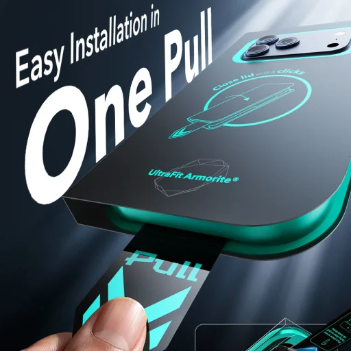 iPhone 18 Pro / iPhone 17 Pro čierne ESR UltraFit Armorite ochranné tvrdené sklo, 2 kusy - 7