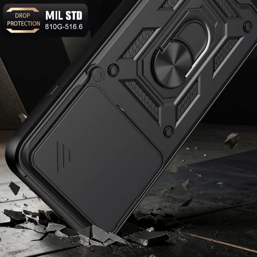 Puzdro Nothing Phone (4b) Black Techsuit CamShield Series - 5