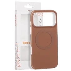 iPhone 17 Pro Max / 18 Pro Max 6,9″ hnedé puzdro Tecto Shield Mistiq Mag