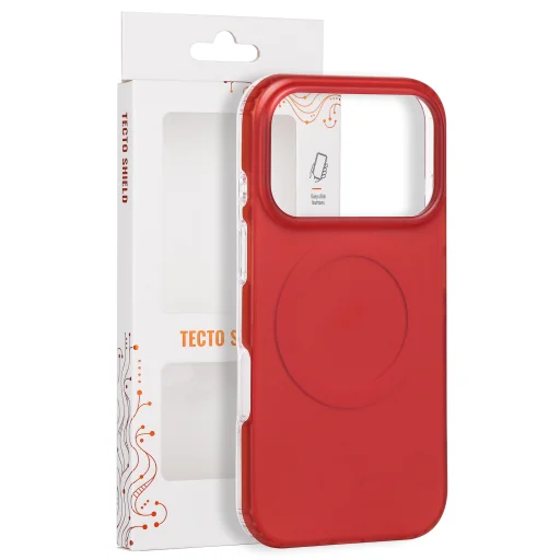 iPhone 17 Pro 6,3" / 18 Pro 6,3" červené magnetické puzdro Tecto Shield Mistiq - 1