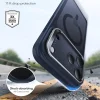 iPhone 18 Pro / iPhone 17 Pro Matt kék ESR Classic Hybrid HaloLock Stash Stand tok thumbnail