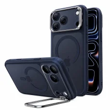 iPhone 18 Pro / iPhone 17 Pro Matt kék ESR Classic Hybrid HaloLock Stash Stand tok