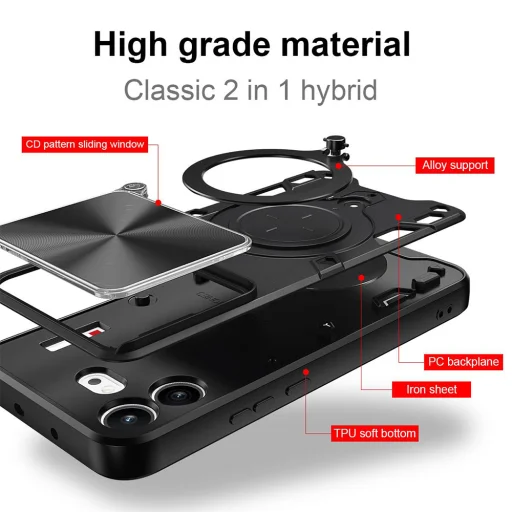 Nothing Phone (4b) čierne puzdro Techsuit CamGuard Pro - 6