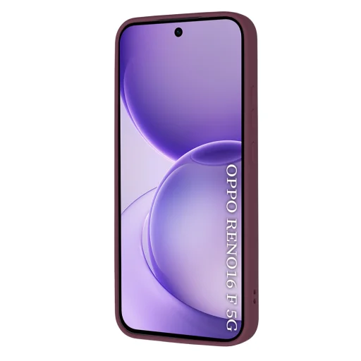  Oppo Reno16 F / Reno16 FS szilvavörös Techsuit SoftFlex szilikontok - 2