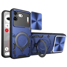 Nothing Phone (4b) kék Techsuit CamGuard Pro telefontok üvegfóliával