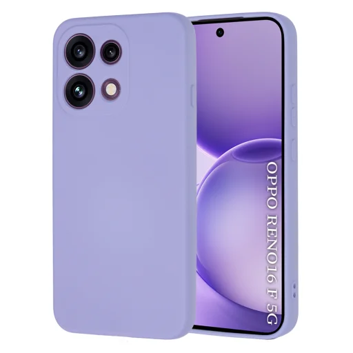 Svetlofialové puzdro Techsuit SoftFlex pre Oppo Reno16 F / Reno16 FS - 1