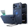 iPhone 18 Pro / iPhone 17 Pro kék ESR Cyber Armor kitámasztós tok thumbnail