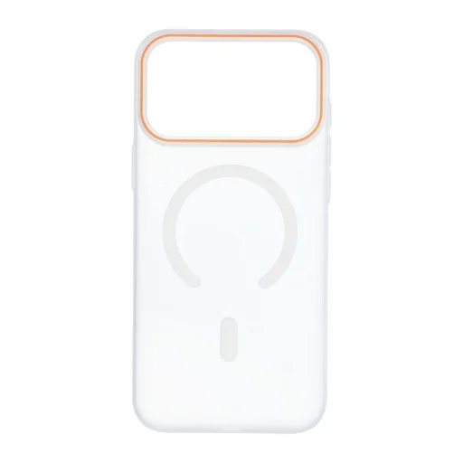 iPhone 17 Pro Max / 18 Pro Max Go Orange MagSafe kompatibilné priehľadné puzdro - 6