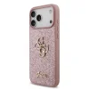iPhone 18 Pro Max ružový Guess PU Fixed Glitter 4G Metal Logo kryt thumbnail