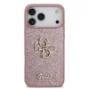 iPhone 18 Pro Max ružový Guess PU Fixed Glitter 4G Metal Logo kryt thumbnail