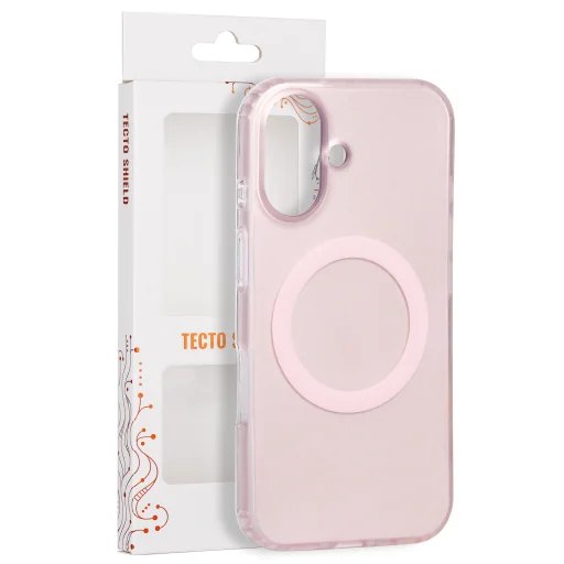 iPhone 16 6,1″ ružové magnetické puzdro Tecto Shield Mistiq - 1