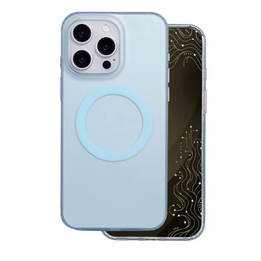 iPhone 15 Pro Max 6,7-palcové modré magnetické puzdro Tecto Shield Mistiq - 2