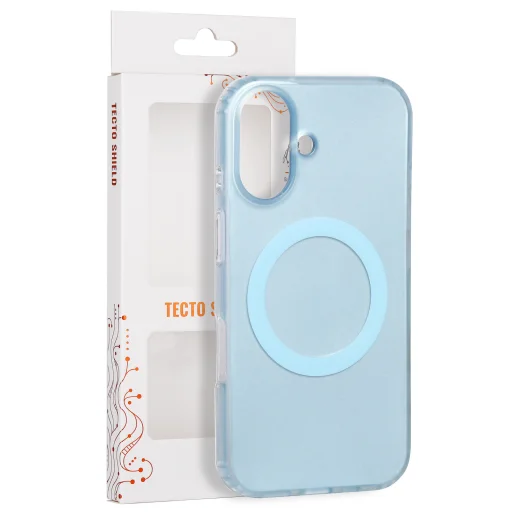 iPhone 16 6,1" modré magnetické puzdro Tecto Shield Mistiq - 1