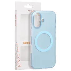 iPhone 17 6,3-palcové modré puzdro Tecto Shield Mistiq Mag