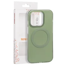 iPhone 14 Pro 6,1" olivovozelené puzdro Tecto Shield Mistiq Mag