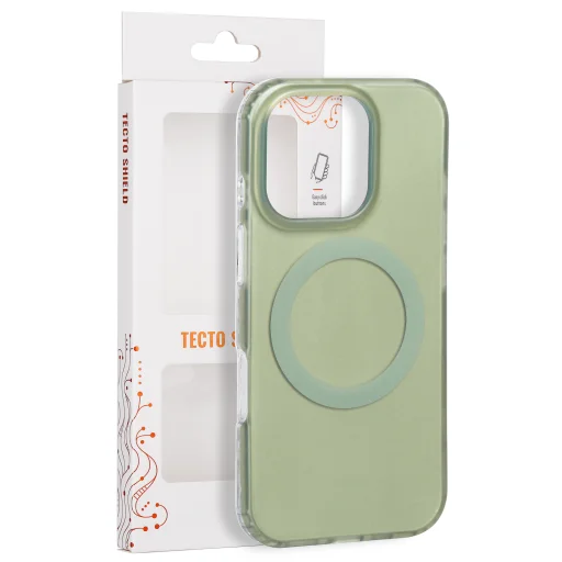 iPhone 16 Pro 6,3" olivovozelené puzdro Tecto Shield Mistiq Mag - 1
