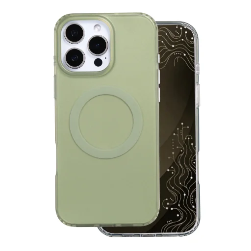 iPhone 16 Pro Max 6,9-palcové olivovozelené magnetické puzdro Tecto Shield Mistiq - 2