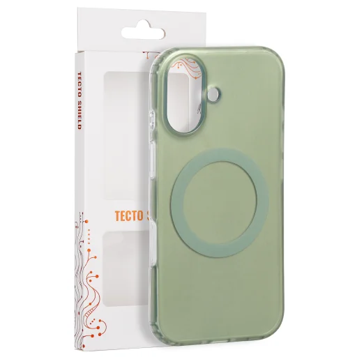 iPhone 17 6,3" olivovozelené puzdro Tecto Shield Mistiq Mag - 1
